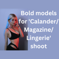 Bold models for 'CalanderMagazineLingerie' shoot