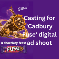 Casting for 'Cadbury Fuse' digital ad shoot