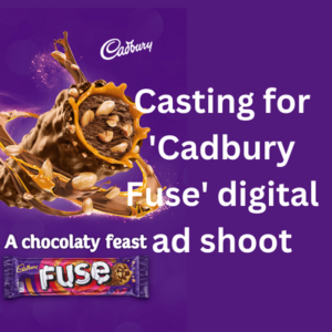 Casting for 'Cadbury Fuse' digital ad shoot