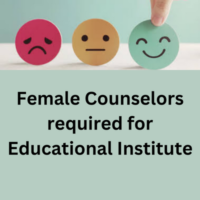 Female counselors required for educational institute
