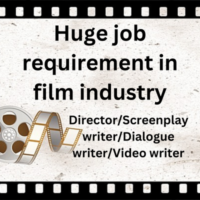 Huge job requirement in film industry
