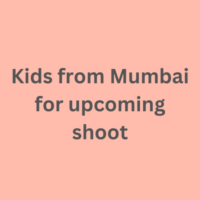 Mumbai-based kids artist required for shoot