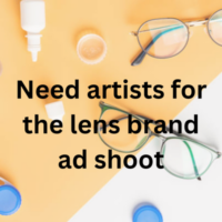 Need artists for the lens brand ad shoot