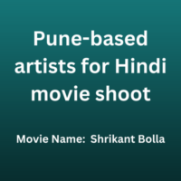 Pune-based artists for Hindi movie shoot