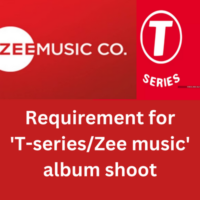 Requirement for 'T-seriesZee music' album shoot