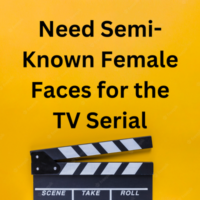 Semi-known female faces for the TV serial