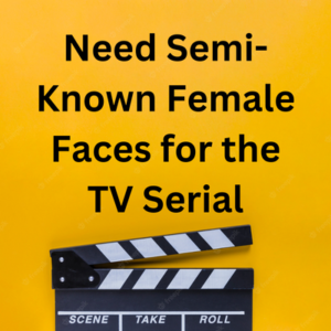 Semi-known female faces for the TV serial