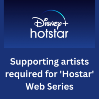 Supporting artists required for 'Hostar' web series