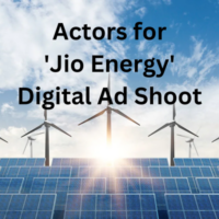 Actors for 'Jio Energy' digital ad shoot