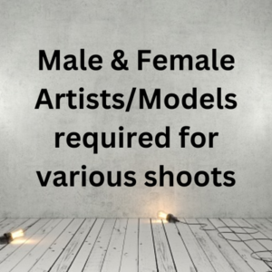 Artistsmodels required for various shoots