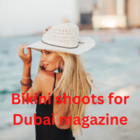 Bikini shoots for Dubai magazine