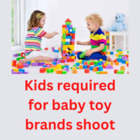 Kids required for baby toy brands shoot