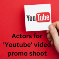 Actors for 'Youtube' video promo shoot