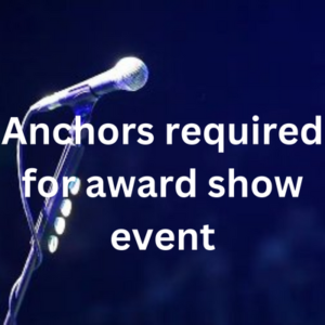 Anchors required for award show event