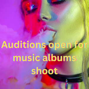 Auditions open for music albums shoot