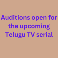 Auditions open for the upcoming Telugu TV serial