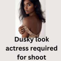 Dusky look actress required for shoot