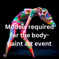 Models required for the body-paint art