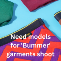 Need models for 'Bummer' garments shoot