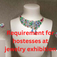 Requirement for hostesses at jewelry exhibition
