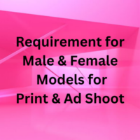 Requirement for models for print & ad shoot
