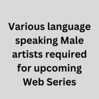 Various language speaking artists upcoming series