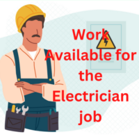 Work available for the electrician job
