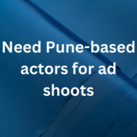 Need Pune-based actors for ad shoots