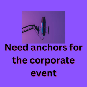 Need anchors for the corporate event