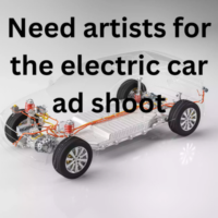Need artists for the electric car ad shoot