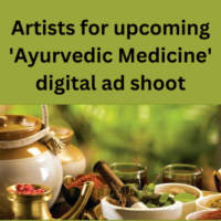 Upcoming 'Ayurvedic Medicine' digital ad shoot