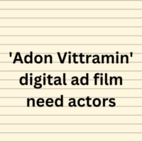 'Adon Vittramin' digital ad film need actors