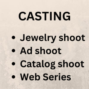 Auditions open for music video/ad/web series/catalog shoot