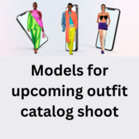 Models for upcoming outfit catalog shoot