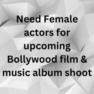 Female actors for film & music album shoot