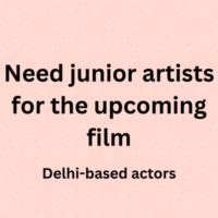 Need junior artists for the upcoming film