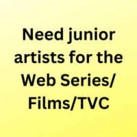 Need junior artists for the web seriesfilmsTVC