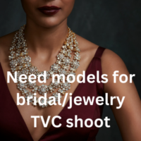 Need models for bridaljewelry TVC shoot
