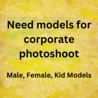 Need models for corporate photoshoot