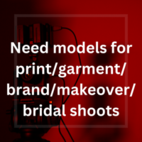 Need models for printgarmentbrandmakeoverbridal shoots