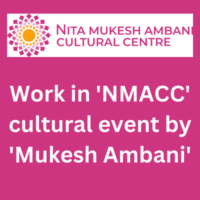 Work in 'NMACC' cultural event by 'Mukesh Ambani'