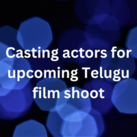 Actors for upcoming Telugu film shoot