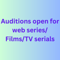 Auditions open for web seriesFilmsTV serials