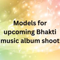 Models for upcoming Bhakti music album shoot