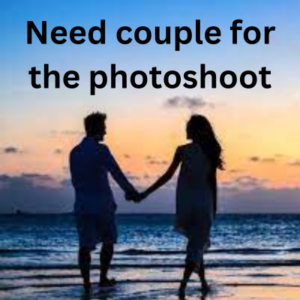 Need couple for the photoshoot