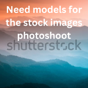 Need models for the stock images photoshoot