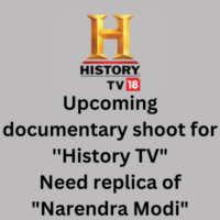 Upcoming documentary shoot for ''History TV