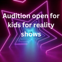 Audition open for kids for reality shows