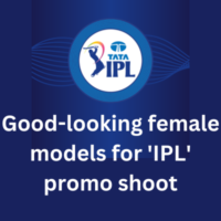 Good-looking female models for 'IPL' promo shoot