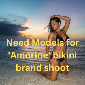 Models for 'Amorine' bikini brand shoot